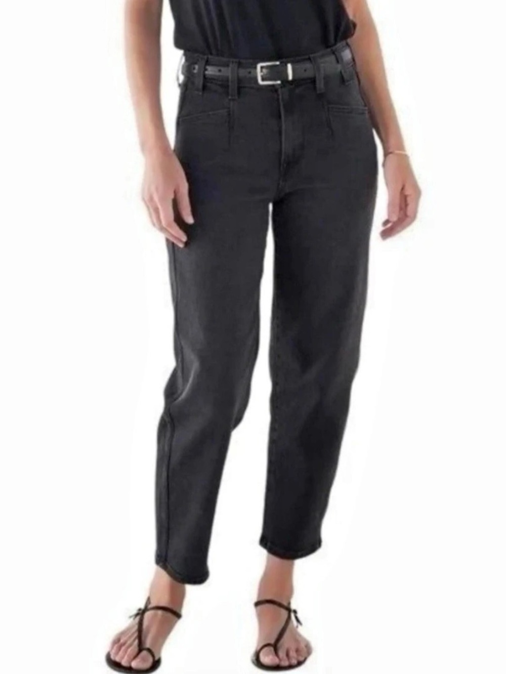 AYR The Beat Black Straight Leg Jeans Waist 27